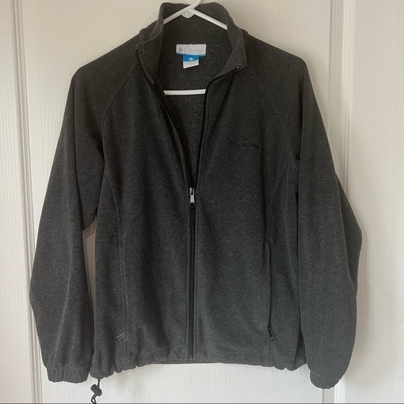 ❤️❤️❤️Columbia dark gray fleece jacket, small - Picture 1 of 5